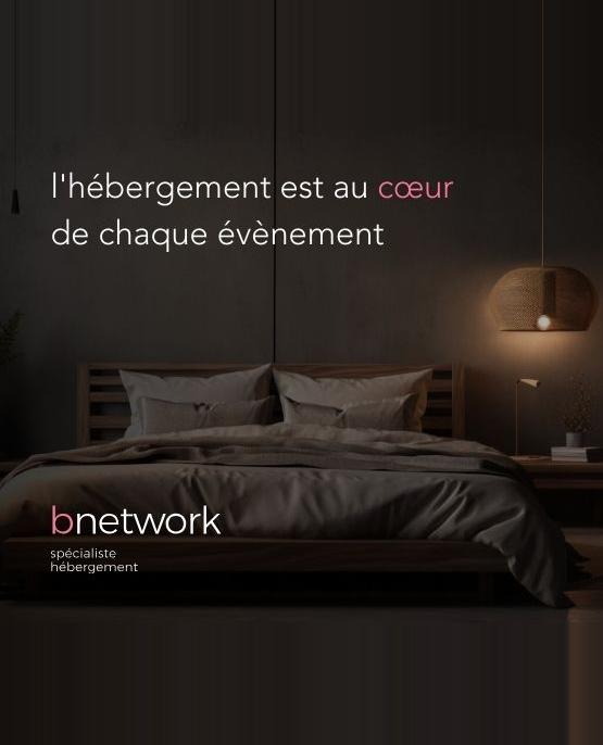 Chambre d'hôtel moderne proposé par Bnetwork pour Gourmet Selection