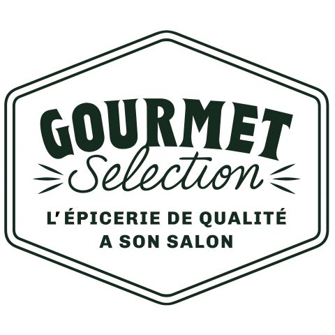Logo Gourmet Selection avec Baseline en français
