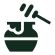 Icon of a honey jar with a dipper, representing sweet products.